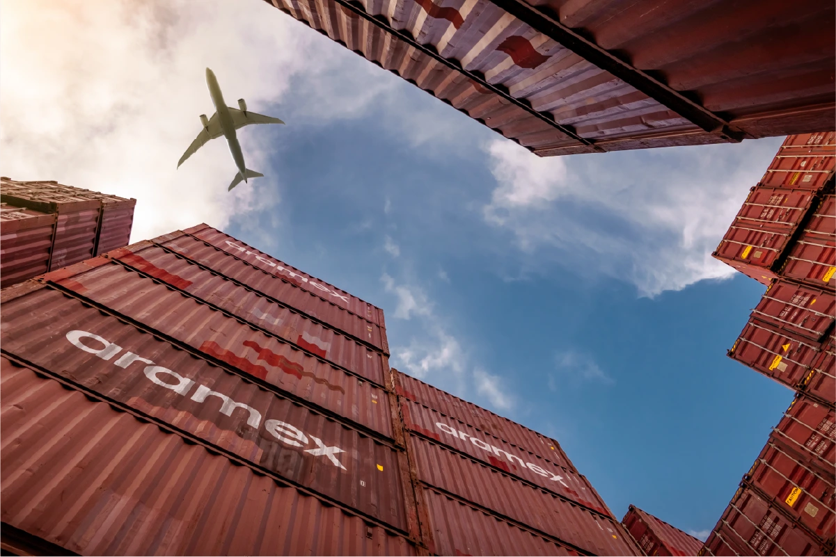 Freight delivery illustration