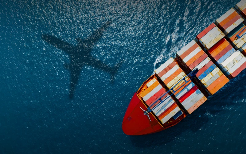 Freight delivery illustration