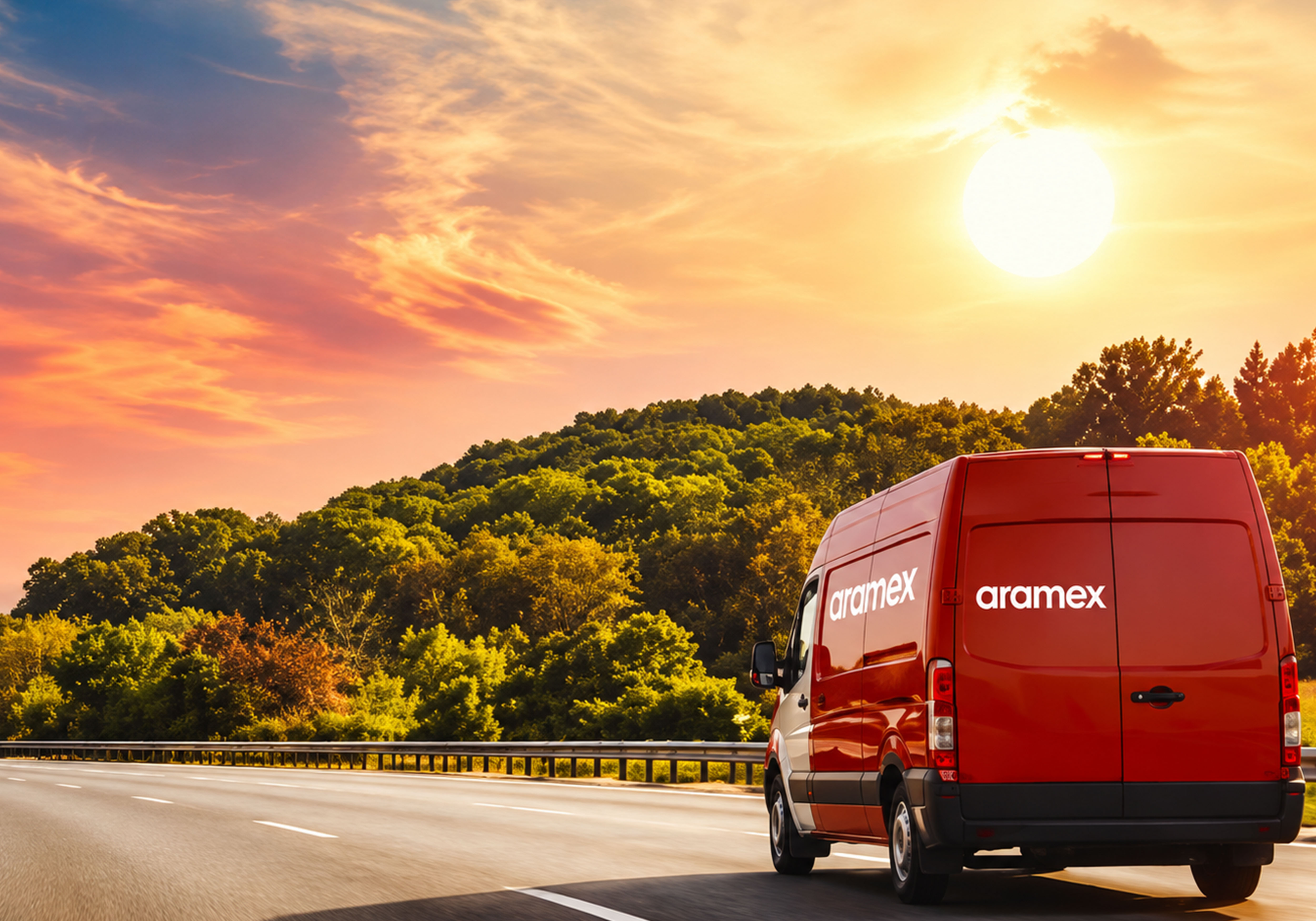 Aramex Delivery Van
