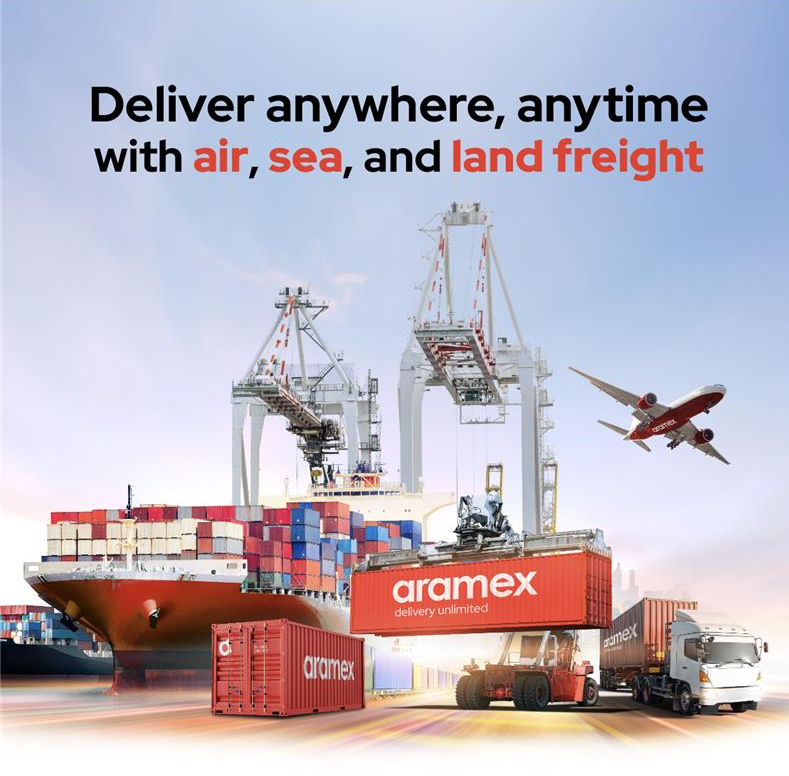 Freight delivery illustration